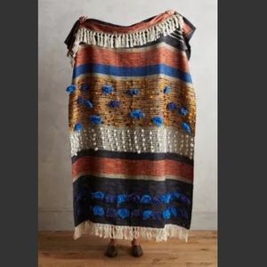 Anthropologie All Roads Collaged Throw